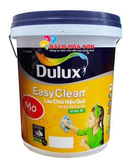 SƠN DULUX NỘI THẤT CAO CẤP - LAU CHÙI HIỆU QUẢ (MỜ) 18L